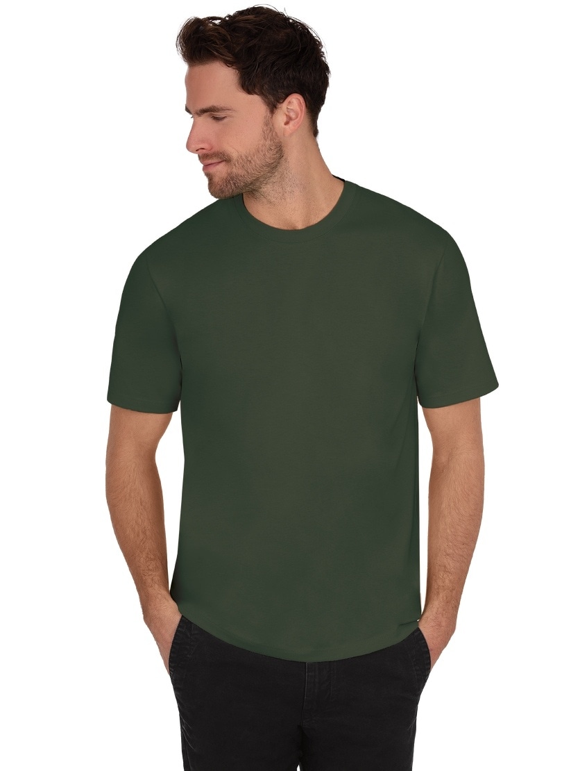 Trigema T-Shirt »TRIGEMA T-Shirt DELUXE Baumwolle«, (1 tlg.) von Trigema