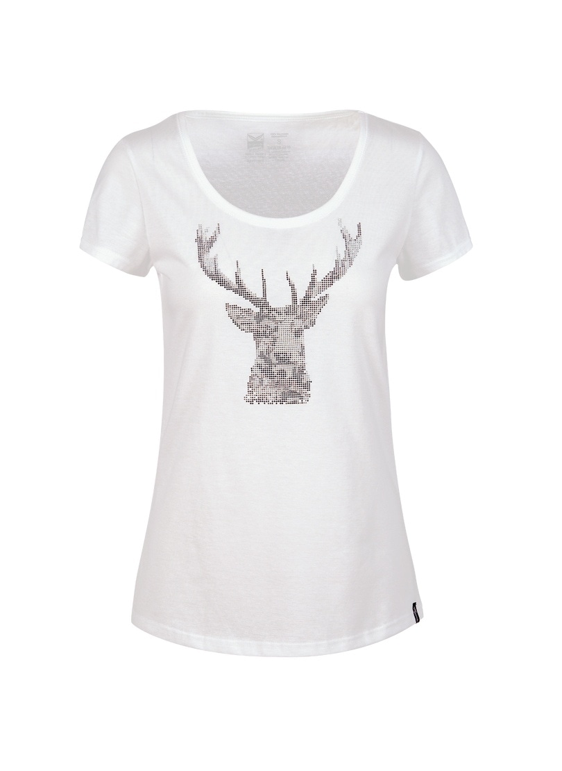 Trigema T-Shirt »TRIGEMA T-Shirt Glitzer-Hirsch«, (1 tlg.) von Trigema