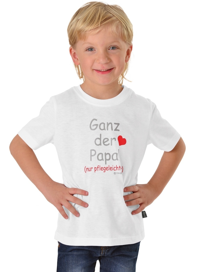 Trigema T-Shirt »TRIGEMA T-Shirt Papas Liebling«, (1 tlg.) von Trigema