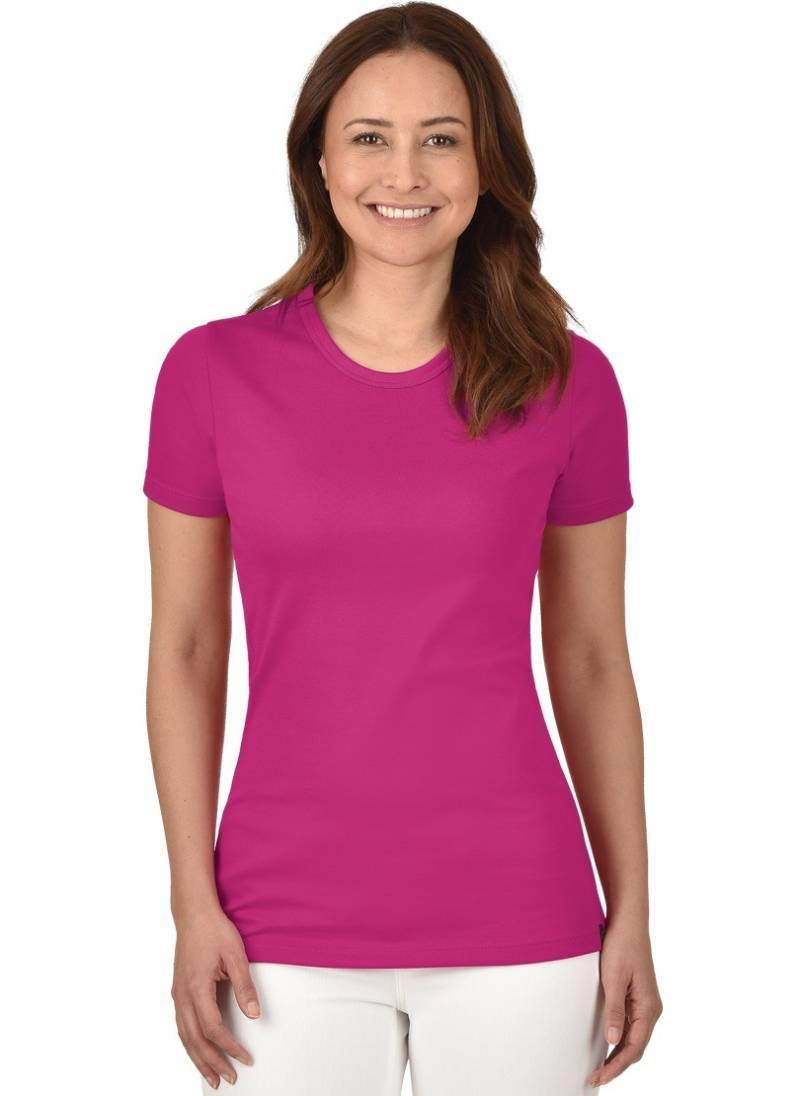 Trigema T-Shirt »TRIGEMA T-Shirt aus Baumwolle/Elastan«, (1 tlg.) von Trigema