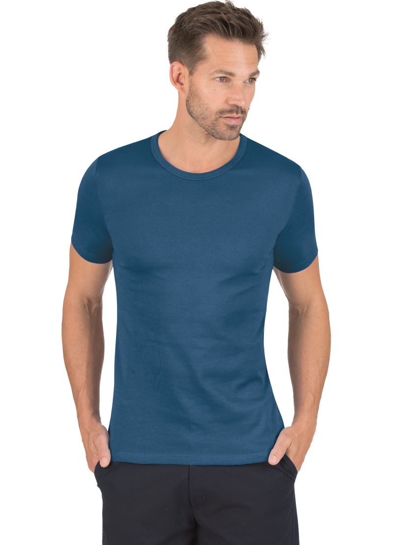 Trigema T-Shirt »TRIGEMA T-Shirt aus Baumwolle/Elastan«, (1 tlg.) von Trigema