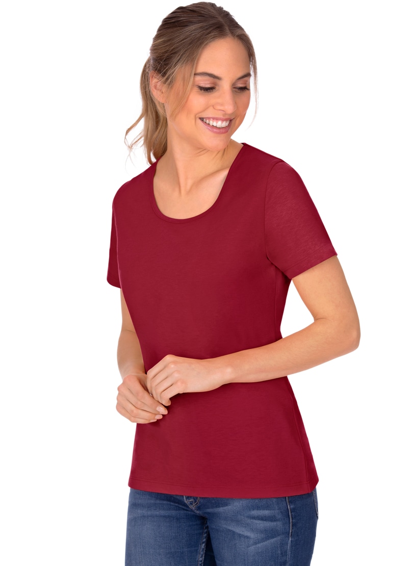 Trigema T-Shirt »TRIGEMA T-Shirt aus Biobaumwolle«, (1 tlg.) Trigema T-Shirt »TRIGEMA T-Shirt aus Biobaumwolle«, (1 tlg.) von Trigema