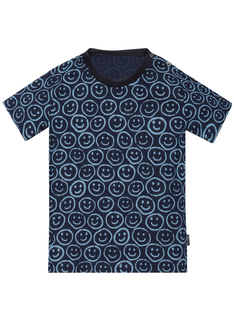 Trigema T-Shirt »TRIGEMA T-Shirt mit Allover-Smiley-Print«, (1 tlg.) von Trigema