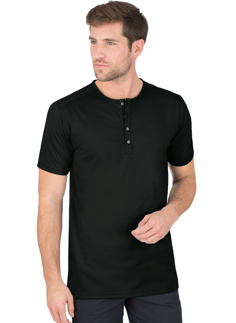 Trigema T-Shirt »TRIGEMA T-Shirt mit Knopfleiste DELUXE Baumwolle«, (1 tlg.) Trigema T-Shirt »TRIGEMA T-Shirt mit Knopfleiste DELUXE Baumwolle«, (1 tlg.) von Trigema