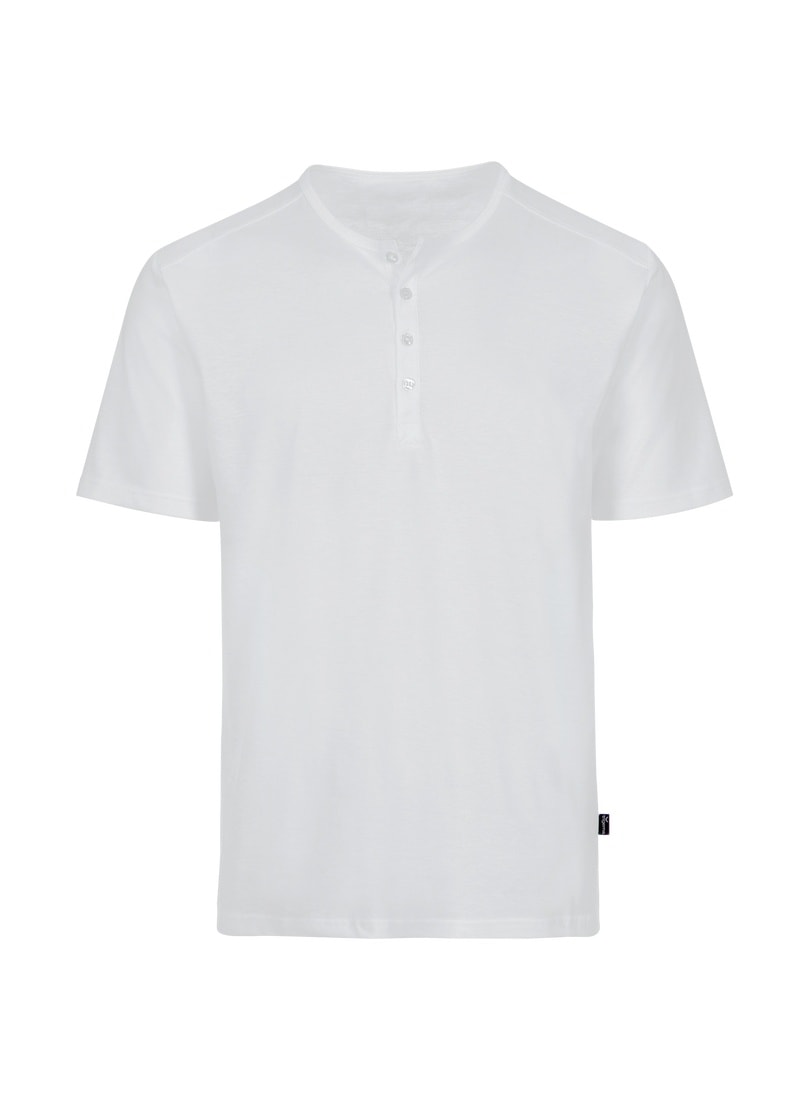 Trigema T-Shirt »TRIGEMA T-Shirt mit Knopfleiste DELUXE Baumwolle«, (1 tlg.) von Trigema