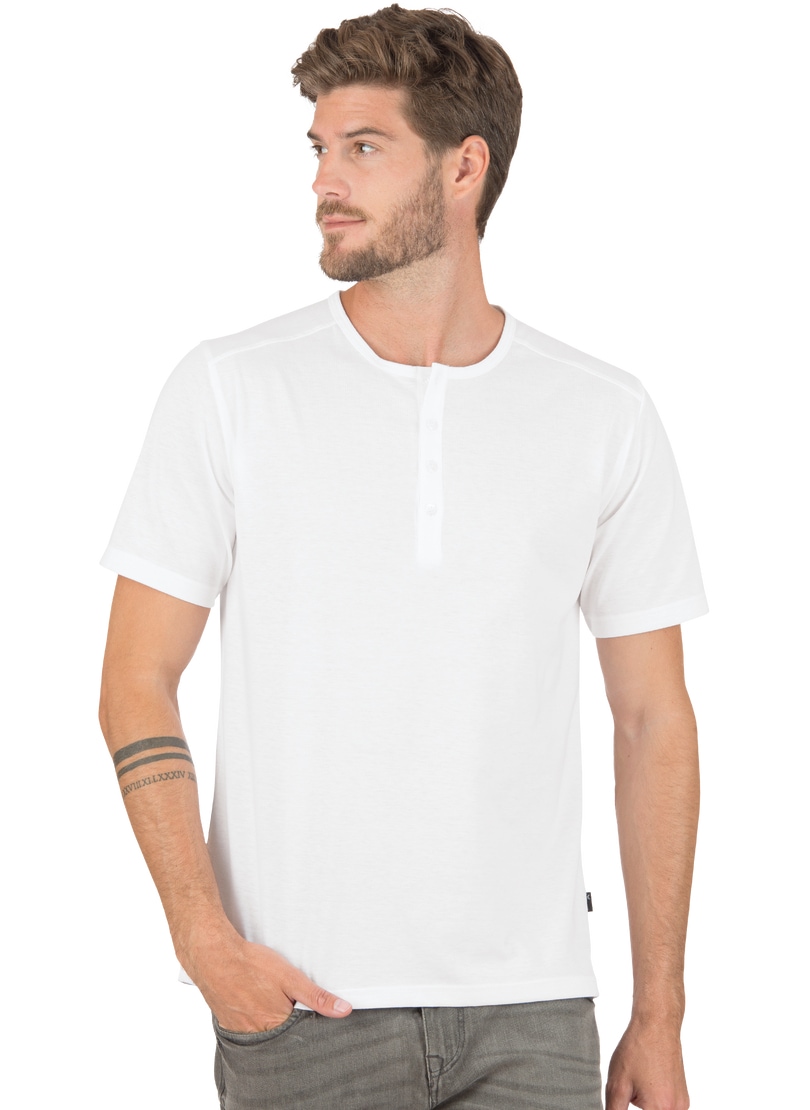 Trigema T-Shirt »TRIGEMA T-Shirt mit Knopfleiste DELUXE Baumwolle«, (1 tlg.) Trigema T-Shirt »TRIGEMA T-Shirt mit Knopfleiste DELUXE Baumwolle«, (1 tlg.) von Trigema