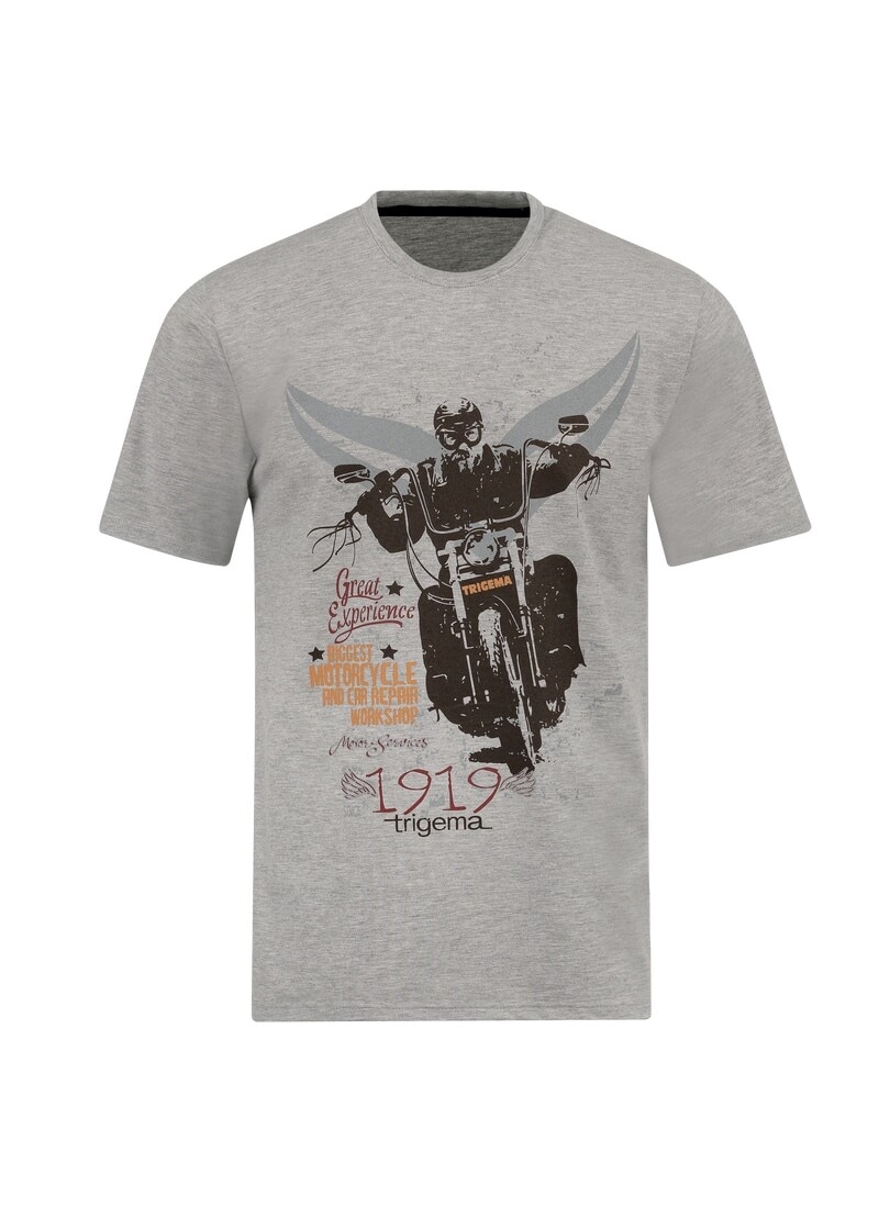 Trigema T-Shirt »TRIGEMA T-Shirt mit Motorrad-Print«, (1 tlg.) von Trigema