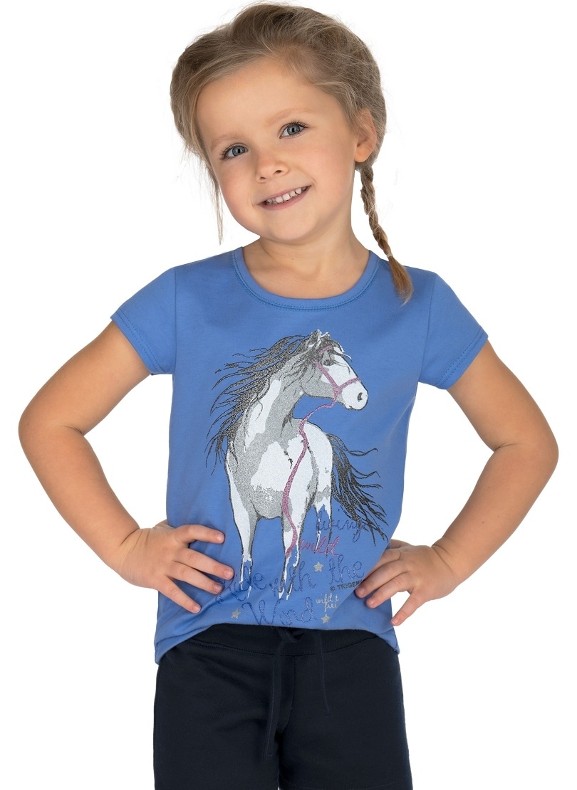 Trigema T-Shirt »TRIGEMA T-Shirt mit Pferd«, (1 tlg.) von Trigema