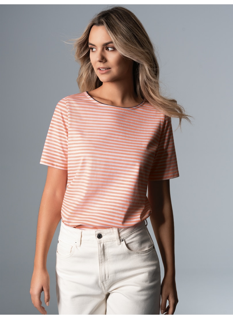 Trigema T-Shirt »TRIGEMA T-Shirt mit Streifenmuster«, (1 tlg.) von Trigema