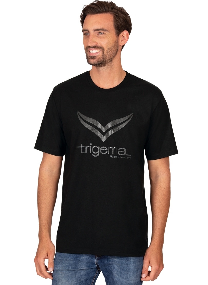 Trigema T-Shirt »TRIGEMA T-Shirt mit TRIGEMA-Logo«, (1 tlg.) von Trigema