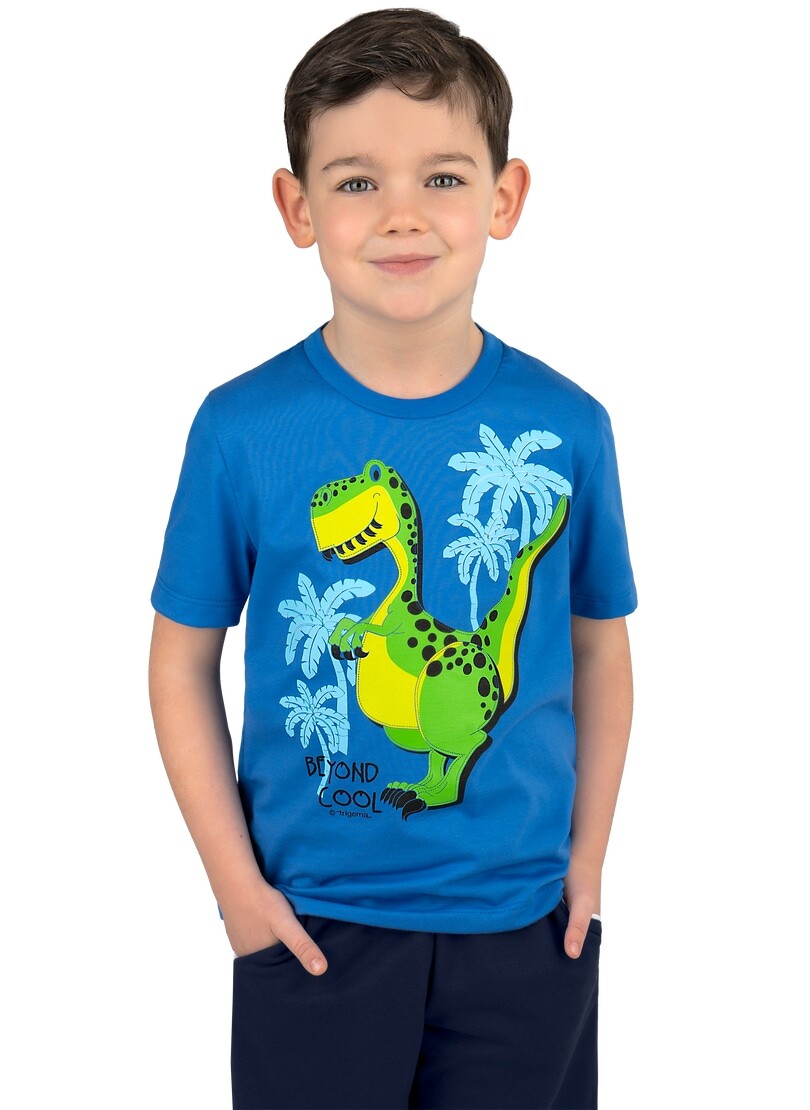 Trigema T-Shirt »TRIGEMA T-Shirt mit coolem Dino-Motiv«, (1 tlg.) von Trigema