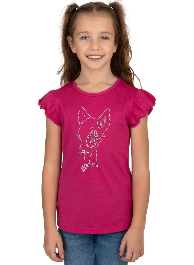 Trigema T-Shirt »TRIGEMA T-Shirt mit glitzerndem Bambi-Motiv«, (1 tlg.) von Trigema