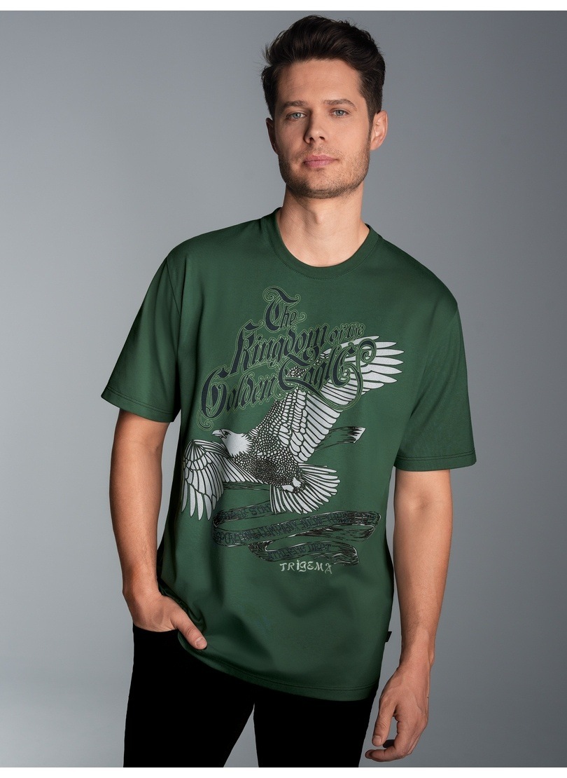 Trigema T-Shirt »TRIGEMA T-Shirt mit grossem Adler-Printmotiv«, (1 tlg.) von Trigema