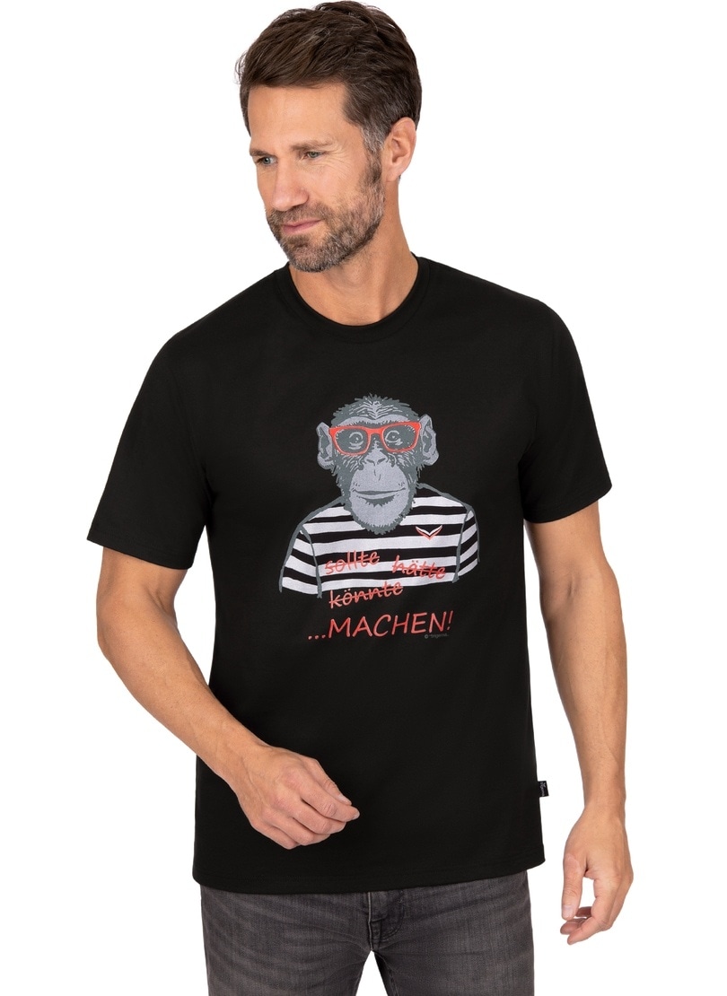 Trigema T-Shirt »TRIGEMA T-Shirt mit grossem Affen-Aufdruck«, (1 tlg.) Trigema T-Shirt »TRIGEMA T-Shirt mit grossem Affen-Aufdruck«, (1 tlg.) von Trigema