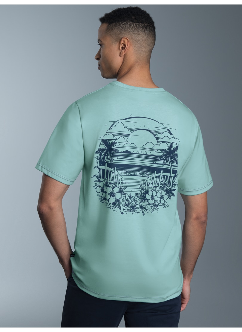 Trigema T-Shirt »TRIGEMA T-Shirt mit grossem Backprint«, (1 tlg.) von Trigema