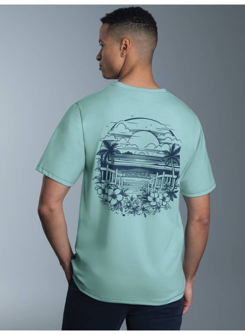 Trigema T-Shirt »TRIGEMA T-Shirt mit grossem Backprint«, (1 tlg.) von Trigema