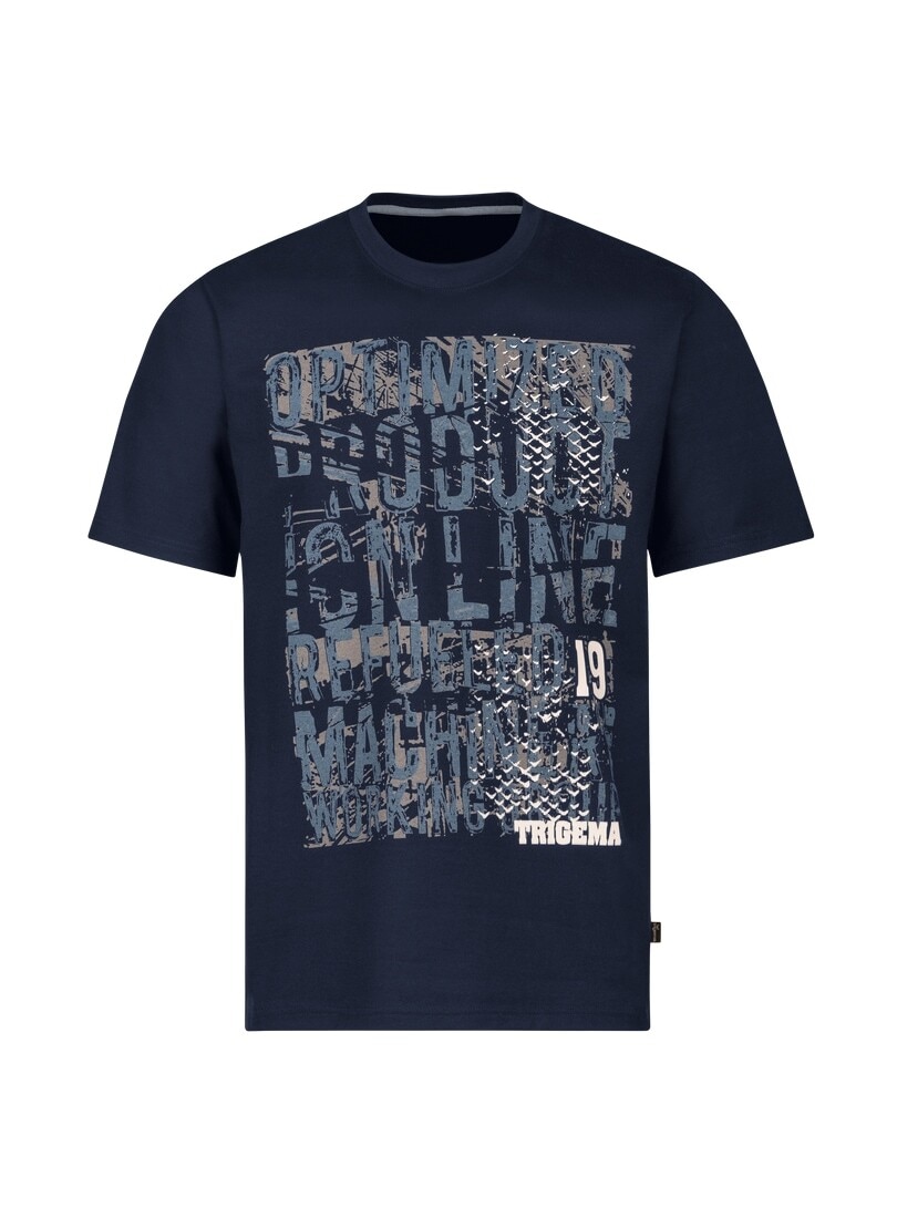 Trigema T-Shirt »TRIGEMA T-Shirt mit grossem Print-Motiv«, (1 tlg.) von Trigema