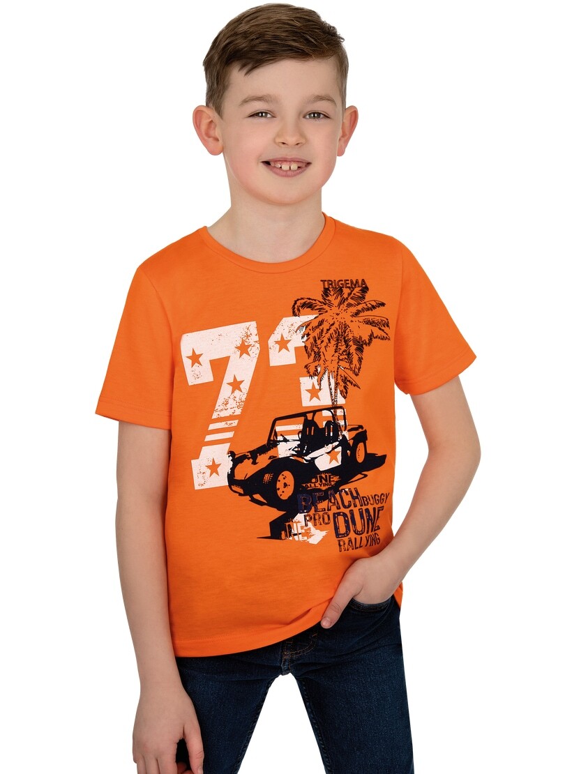 Trigema T-Shirt »TRIGEMA T-Shirt mit jugendlichem Motiv für Jungen«, (1 tlg.) von Trigema