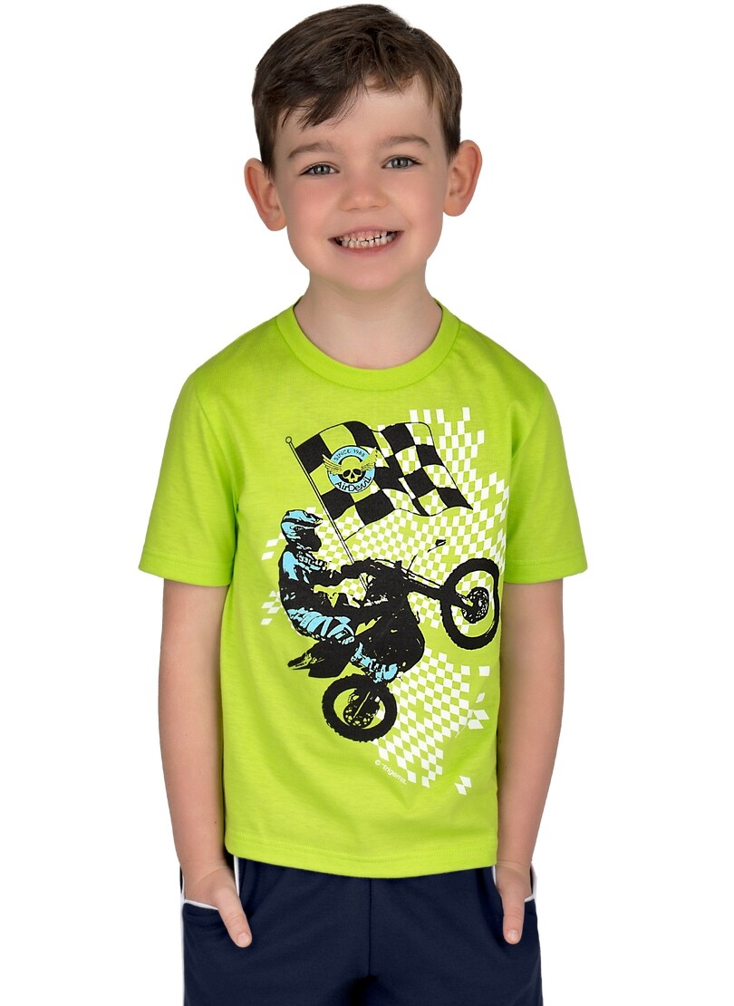 Trigema T-Shirt »TRIGEMA T-Shirt mit lässigem Motocross-Print«, (1 tlg.) von Trigema