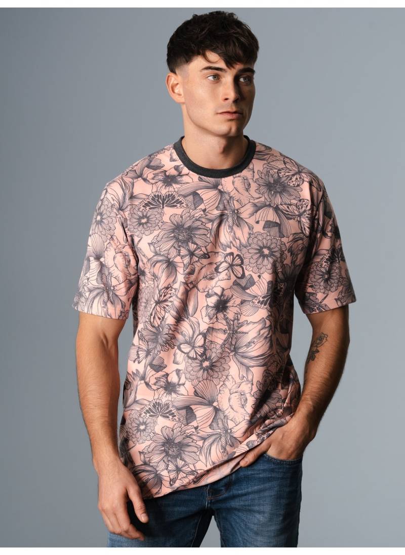 Trigema T-Shirt »TRIGEMA T-Shirt mit modischem Allover-Blumen-Print«, (1 tlg.) von Trigema