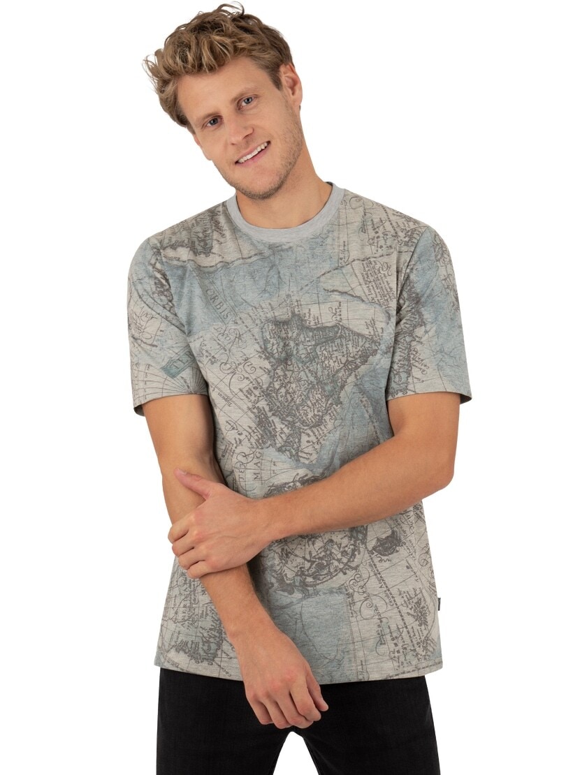 Trigema T-Shirt »TRIGEMA T-Shirt mit modischem Allover-Print« von Trigema