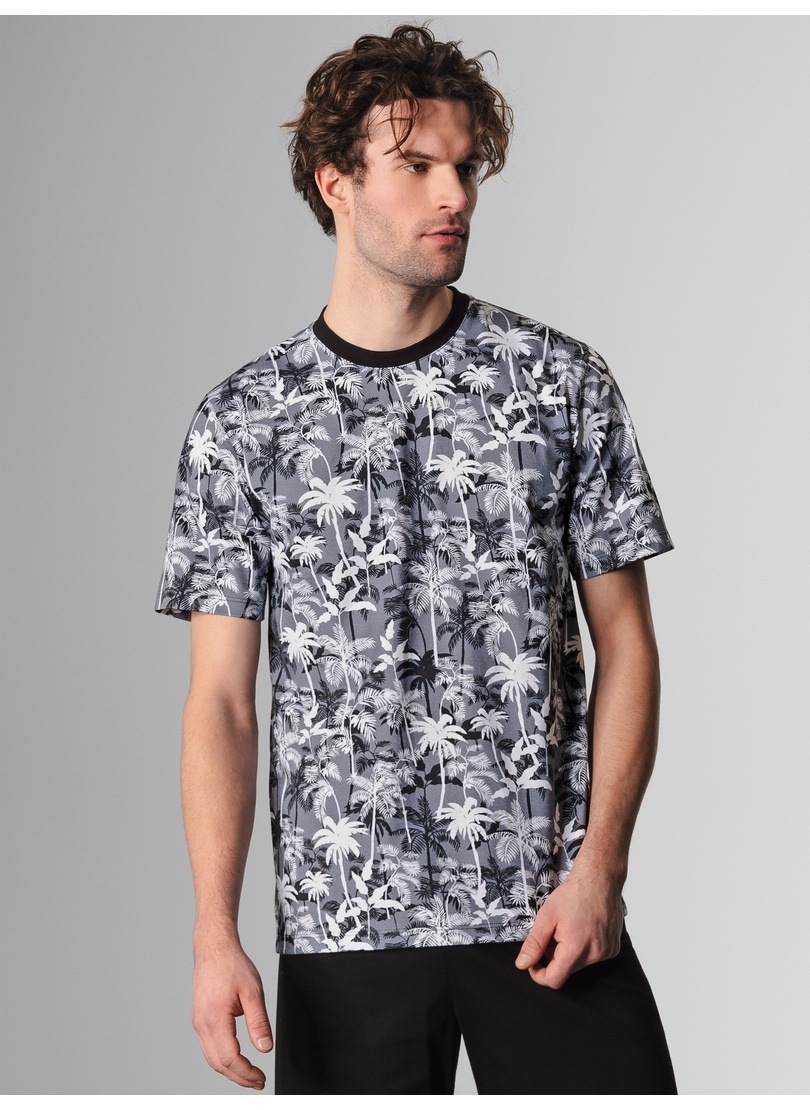 Trigema T-Shirt »TRIGEMA T-Shirt mit sommerlichem Allover-Print«, (1 tlg.) von Trigema