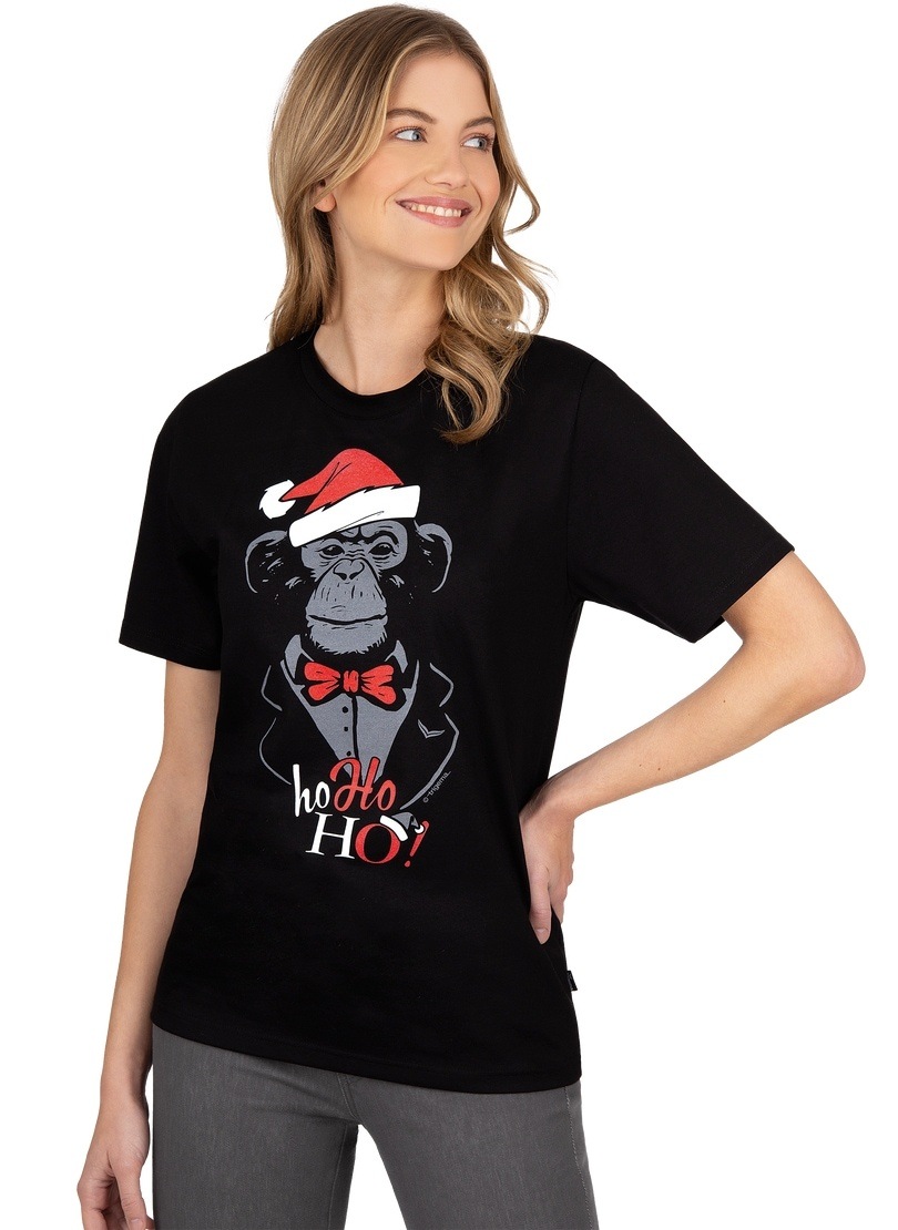 Trigema T-Shirt »TRIGEMA T-Shirt mit weihnachtlichem Motiv« von Trigema