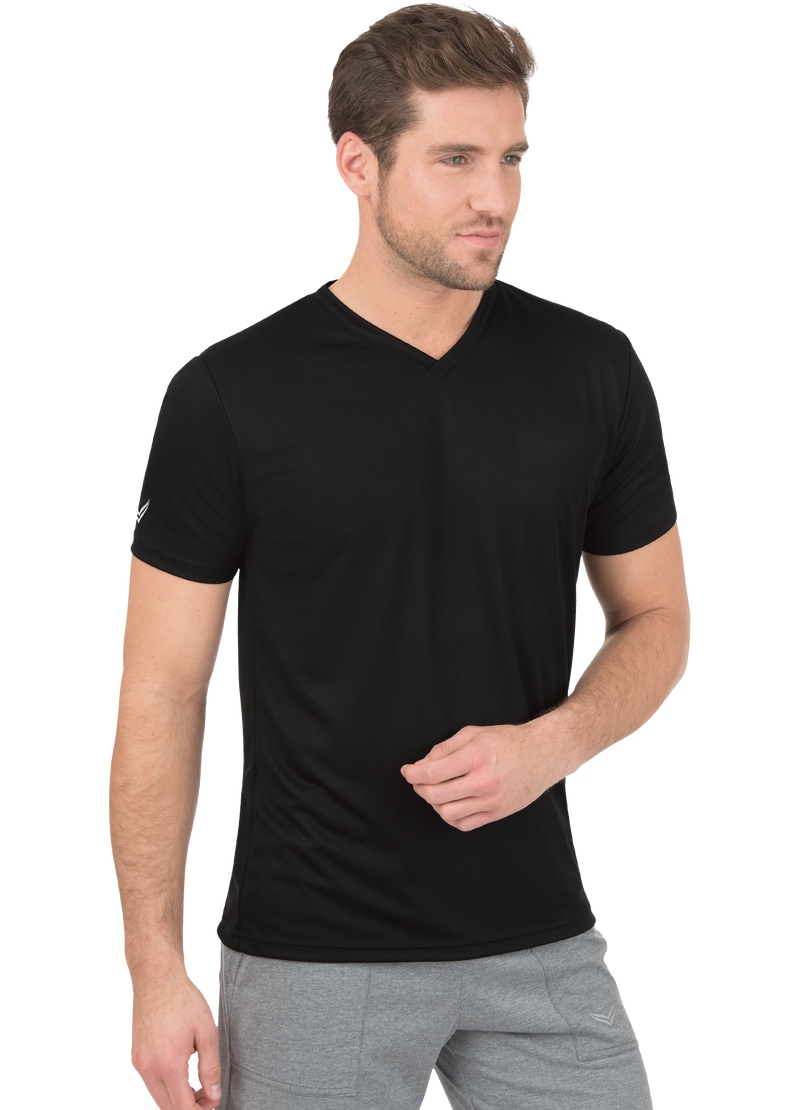 Trigema T-Shirt »TRIGEMA V-Shirt COOLMAX®«, (1 tlg.) von Trigema