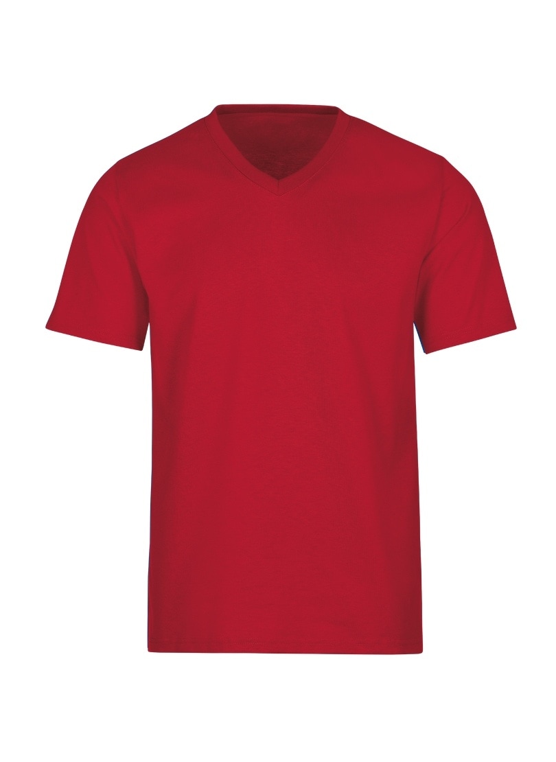 Trigema T-Shirt »TRIGEMA V-Shirt DELUXE Baumwolle«, (1 tlg.) von Trigema