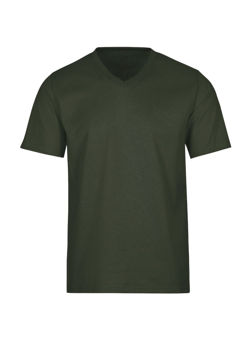 Trigema T-Shirt »TRIGEMA V-Shirt DELUXE Baumwolle«, (1 tlg.) von Trigema