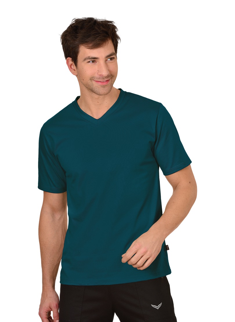Trigema T-Shirt »TRIGEMA V-Shirt DELUXE Baumwolle«, (1 tlg.) Trigema T-Shirt »TRIGEMA V-Shirt DELUXE Baumwolle«, (1 tlg.) von Trigema