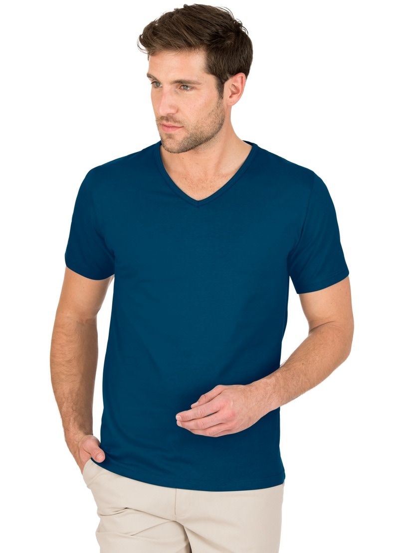 Trigema T-Shirt »TRIGEMA V-Shirt aus 100% Bio-Baumwolle (kbA)«, (1 tlg.) von Trigema