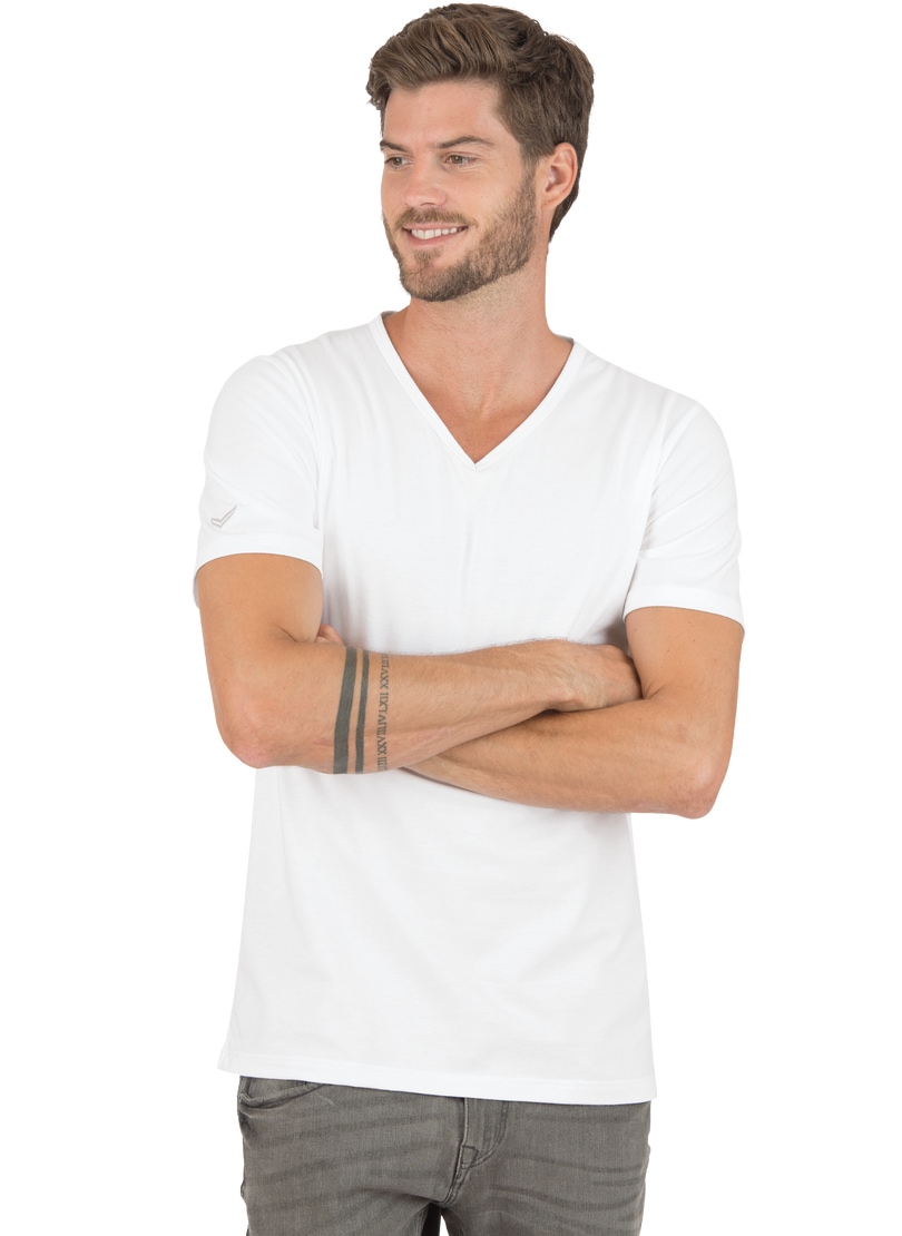 Trigema T-Shirt »TRIGEMA V-Shirt aus 100% Bio-Baumwolle (kbA)«, (1 tlg.) von Trigema