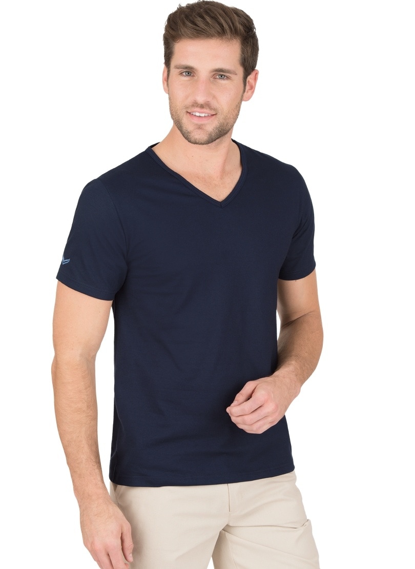 Trigema T-Shirt »TRIGEMA V-Shirt aus 100% Bio-Baumwolle (kbA)«, (1 tlg.) von Trigema
