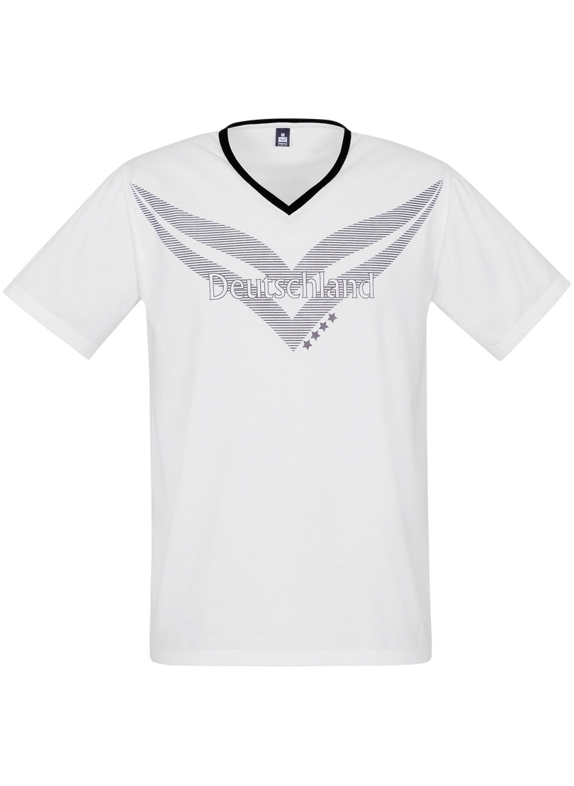 Trigema T-Shirt »TRIGEMA V-Shirt in Retrooptik« von Trigema