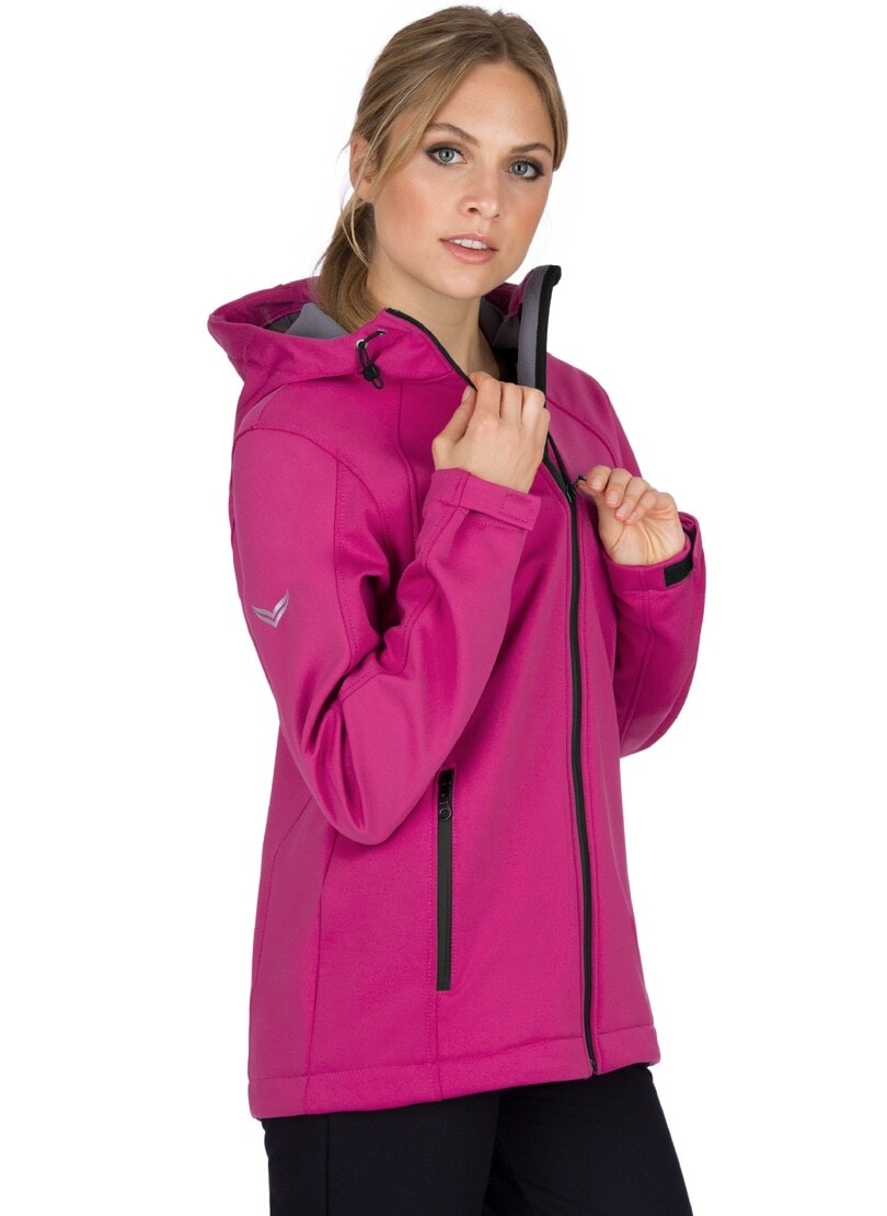 Trigema Softshelljacke »TRIGEMA Taillierte Softshell–Kapuzenjacke«, (1 St.) von Trigema