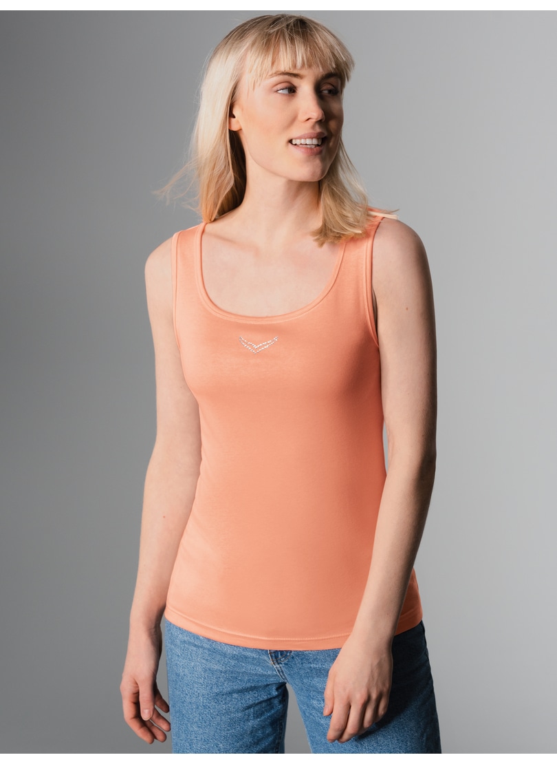 Trigema Tanktop »TRIGEMA Trägershirt mit Kristallsteinen«, (1 tlg.) von Trigema