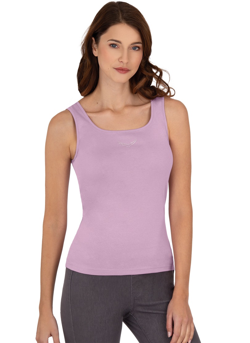 Trigema Tanktop »TRIGEMA Trägershirt mit Kristallsteinen«, (1 tlg.) von Trigema