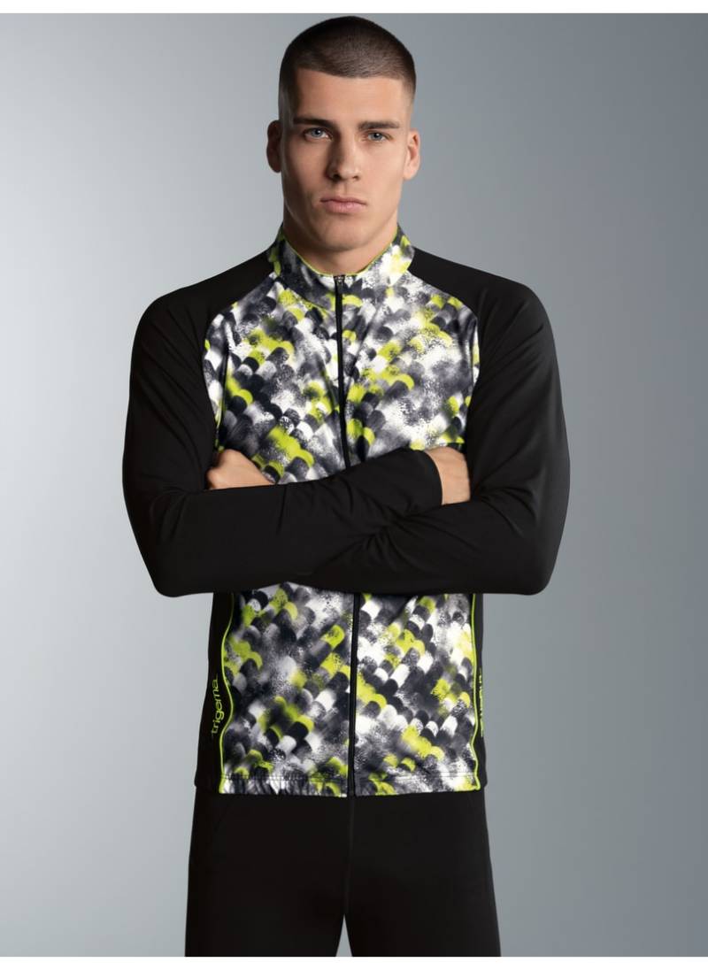 Trigema Trainingsjacke »TRIGEMA Fahrradjacke mit praktischer Rückentasche«, (1 St.) von Trigema