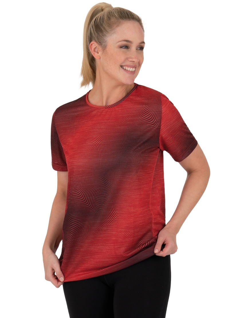 Trigema T-Shirt »TRIGEMA COOLMAX® Sportshirt mit modischem Druck«, (1 tlg.) von Trigema