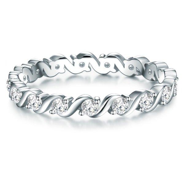 Ring Damen Silber 57 von Trilani