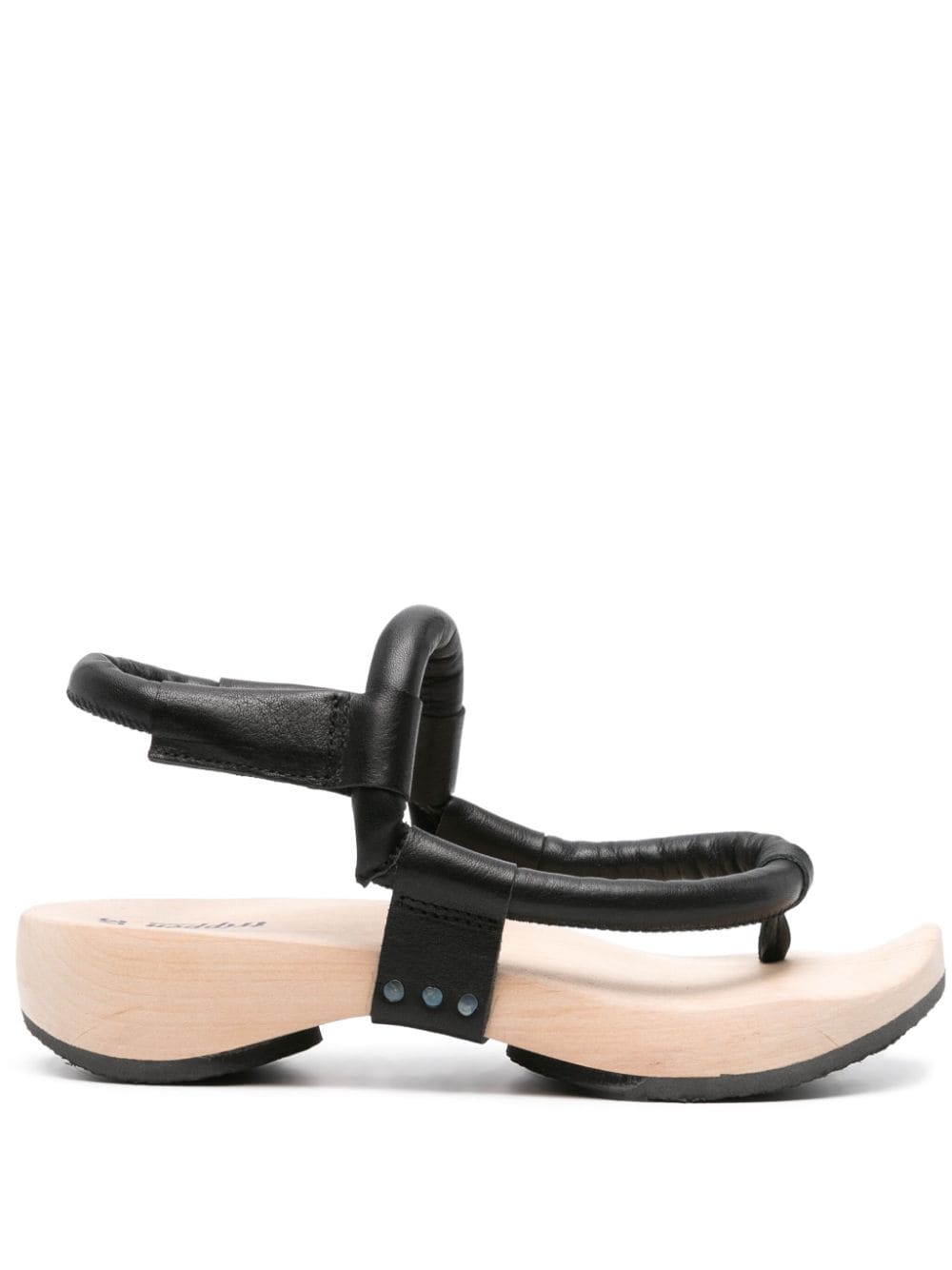 Trippen Hardwire leather sandals - Black von Trippen