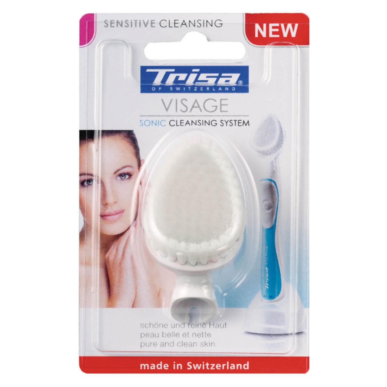 Trisa Beauty Care - Sensitive Cleansing Bürstenkopf von Trisa of Switzerland