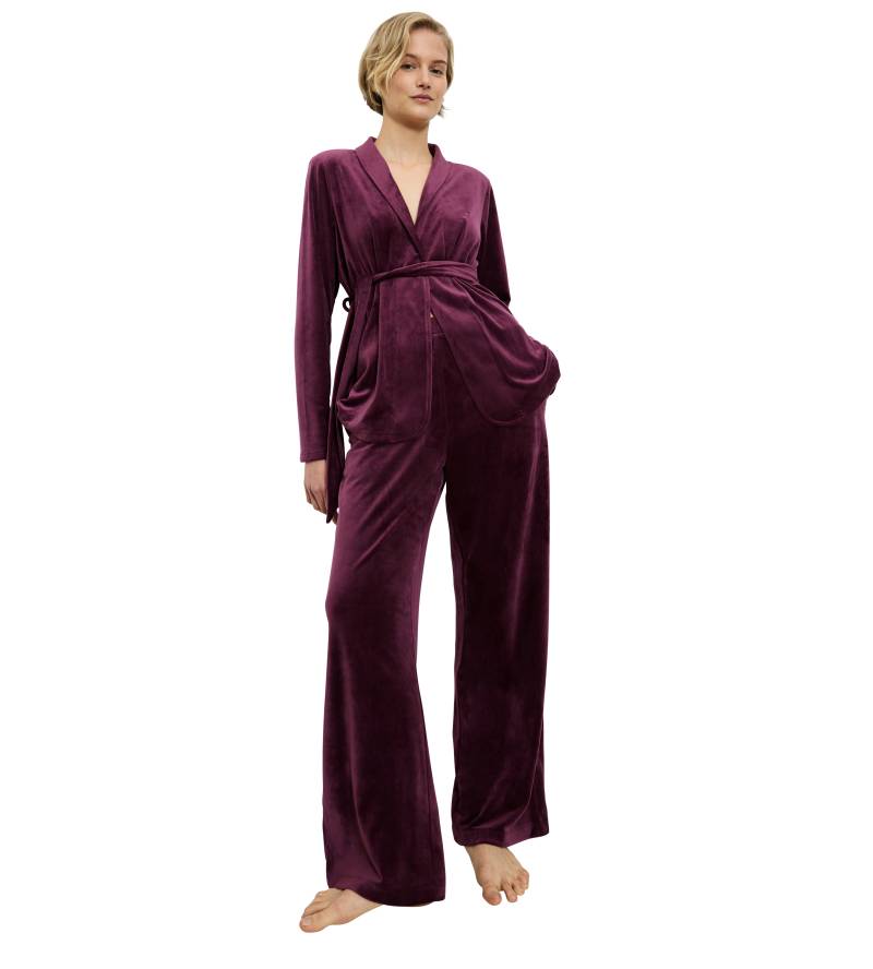 Triumph Homewearhose »Sensual Velour Wide Leg Trousers«, elegante lässige Passform von Triumph