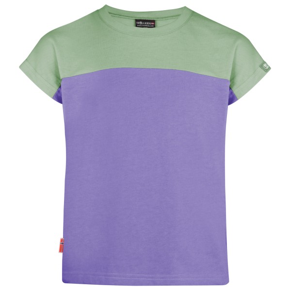 Trollkids - Girl's Bergen T - T-Shirt Gr 104 lila von Trollkids