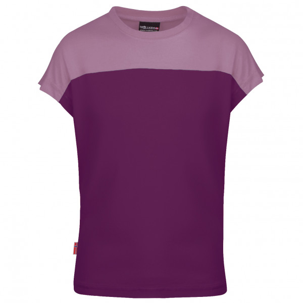 Trollkids - Girl's Bergen T - T-Shirt Gr 152 lila von Trollkids