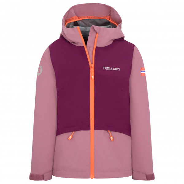 Trollkids - Girl's Gjende Jacket - Regenjacke Gr 152 rosa/lila von Trollkids