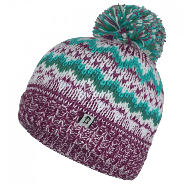 Trollkids - Girl's Kristiansand Bobble Cap - Mütze Gr 48-52 cm - 2-5 Years lila von Trollkids