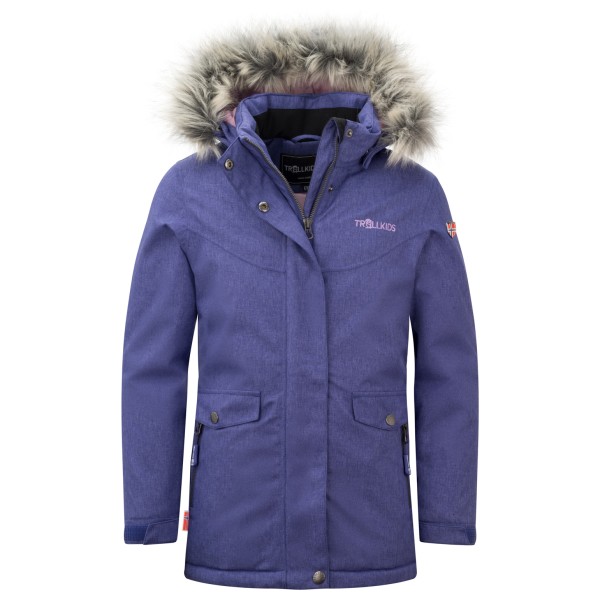 Trollkids - Girl's Oslo Coat XT - Mantel Gr 104;110;116;128;140;152;164;176;92;98 blau;blau/grau;braun;lila von Trollkids