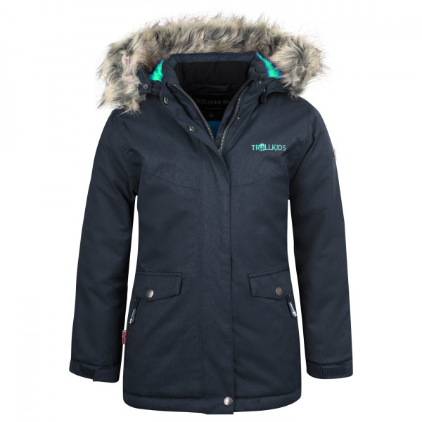 Trollkids - Girl's Oslo Coat XT - Mantel Gr 104 blau von Trollkids